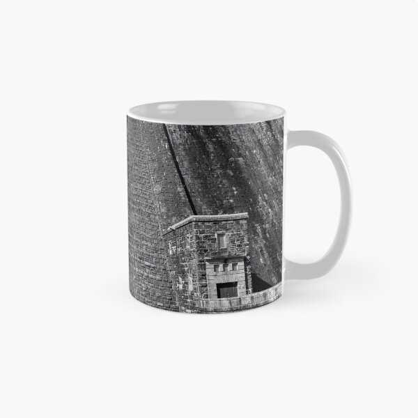 Item preview, The Claerwen Dam, Elan Valley, monochrome designed and sold by MaclarenPhoto.