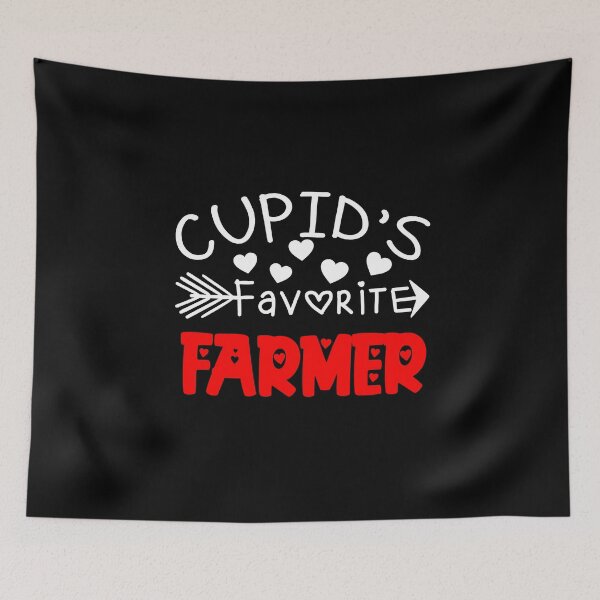 Item preview, Valentines Day Gift Fot Famer: Cupid's Favorite Farmer designed and sold by AMINE  ★★★★★.