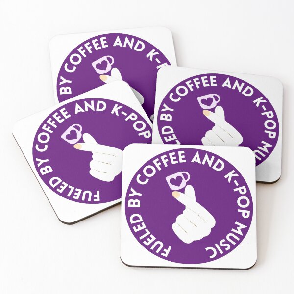 Item preview, Fueled By Coffee And K-pop Music  designed and sold by hanyj732.