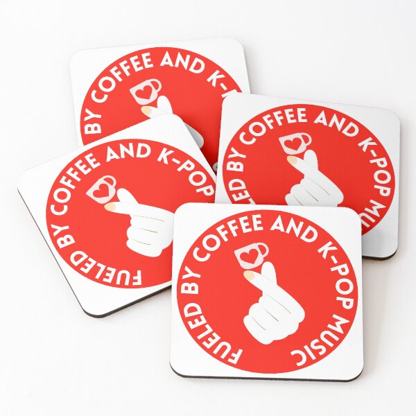 Item preview, Fueled By Coffee And K-pop Music  designed and sold by hanyj732.