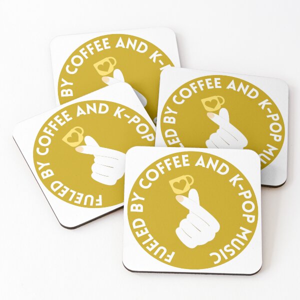 Item preview, Fueled By Coffee And K-pop Music  designed and sold by hanyj732.