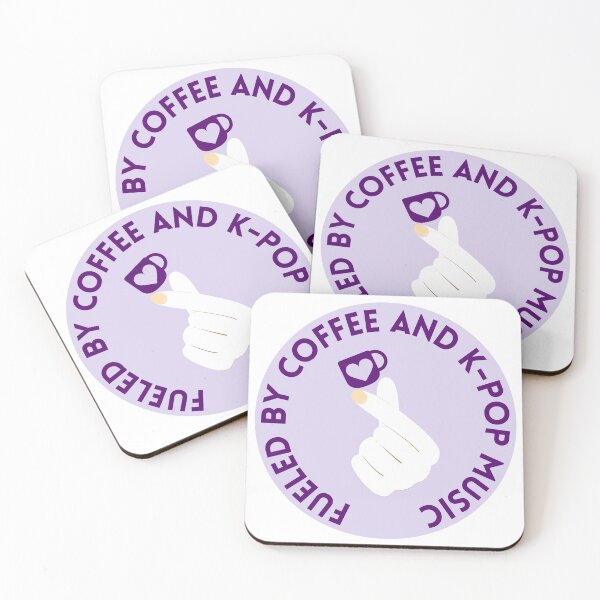 Item preview, Fueled By Coffee And K-pop Music  designed and sold by hanyj732.