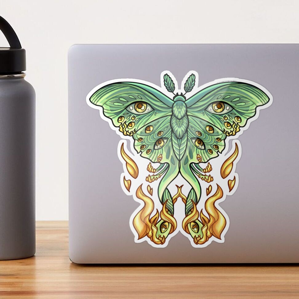 Moth Stickers (free shipping) — Sand and Fire Works