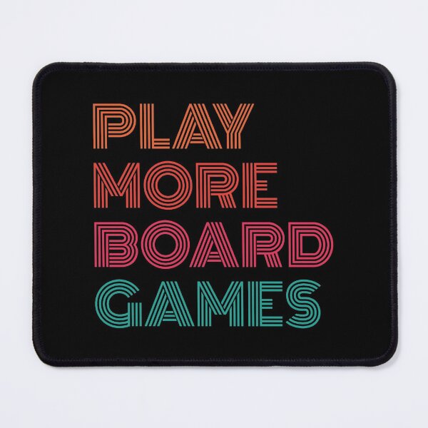 Item preview, Play More Board Games designed and sold by DiceintheDark.
