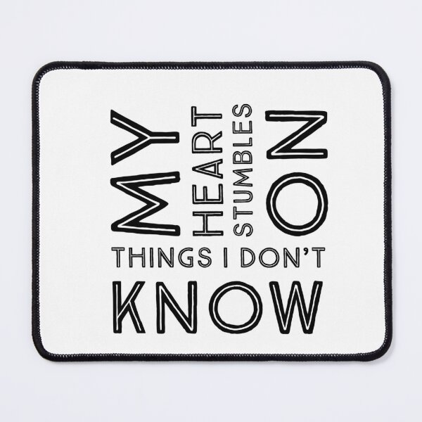 Item preview, my heart stumbles on things i don't know mumford and sons awake my soul designed and sold by jxsxfxnxgr.
