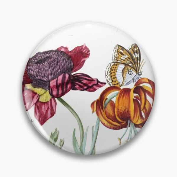 Item preview, Vintage Anemone and Lilium from Nederlandsch bloemwerk (1794) Print designed and sold by Douglas E. Welch Design and Photography.