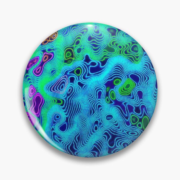 Item preview, Electric Contour Map designed and sold by mrthink.