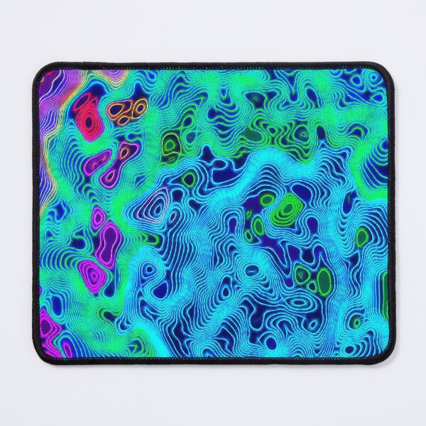 Item preview, Electric Contour Map designed and sold by mrthink.