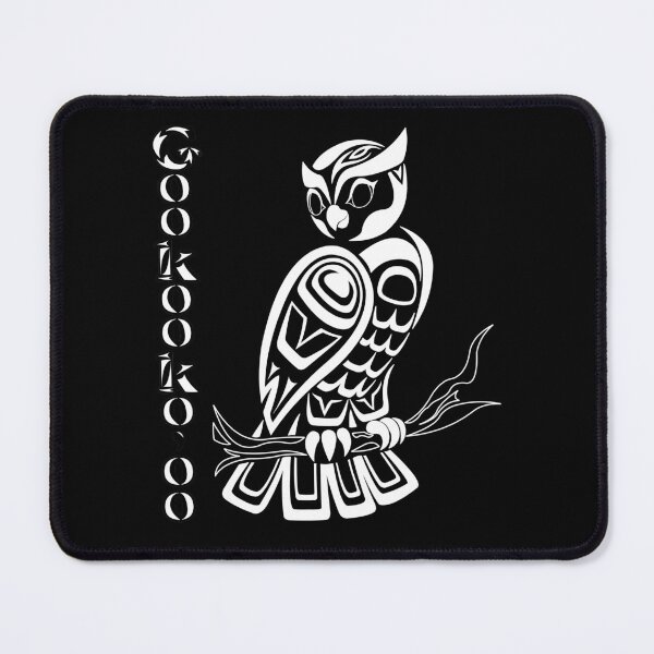 Item preview, Owl (Gookooko'oo) White Night designed and sold by KendraHowland.
