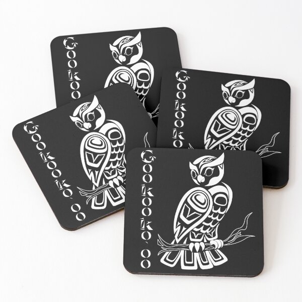 Item preview, Owl (Gookooko'oo) White Night designed and sold by KendraHowland.