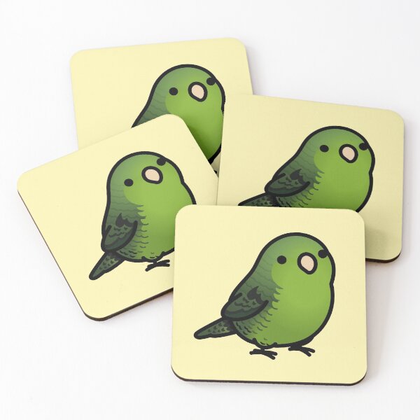 Item preview, Chubby Green Lineolated Barred Parakeet designed and sold by birdhism.