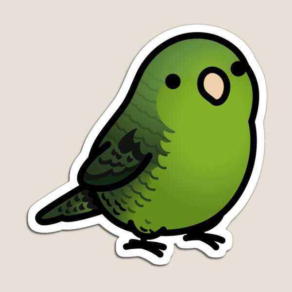 Item preview, Chubby Green Lineolated Barred Parakeet designed and sold by birdhism.