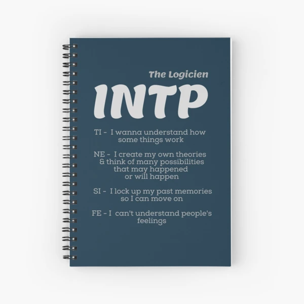 ENFP MBTI Personality Type. NE FI TE SI Spiral Notebook for Sale by  Purestuff