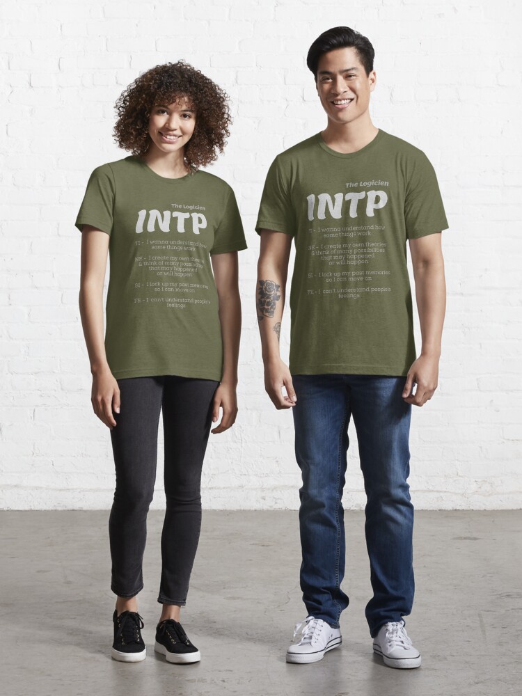 INTP MBTI Personality Type. Ti Ne Si Fe Sticker for Sale by Purestuff