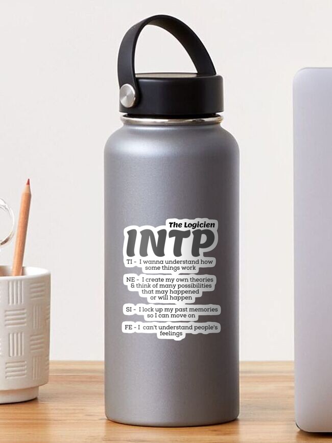 INTP MBTI Personality Type. Ti Ne Si Fe Sticker for Sale by Purestuff