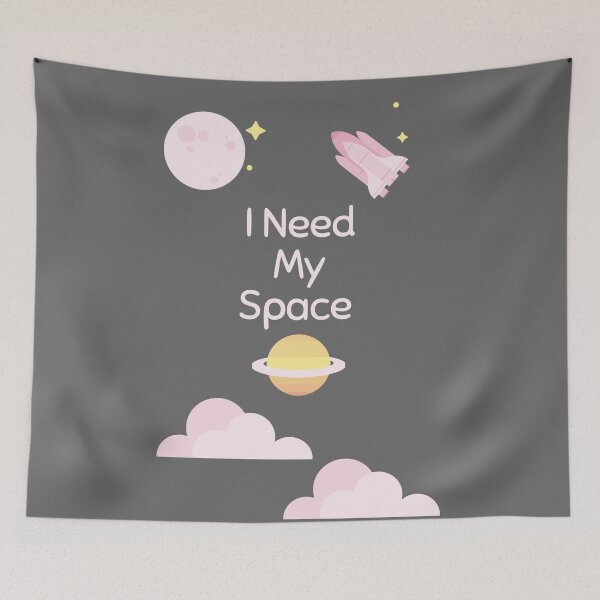 Item preview, I need my space for space lovers  designed and sold by Giovanni's  Brown Quotes.