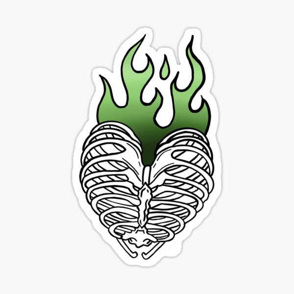 Item preview, Burning heart designed and sold by DesignbyK14.