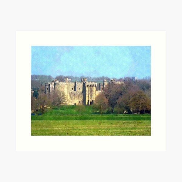 Bodiam Castle, East Sussex, England. Art Print
