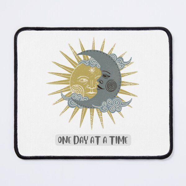 Item preview, One day at a time - Sun and Moon, AA Slogan designed and sold by superbling.