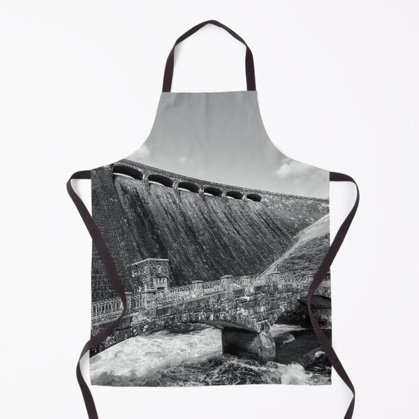 Item preview, The Claerwen Dam, Elan Valley, monochrome designed and sold by VnGphoto.