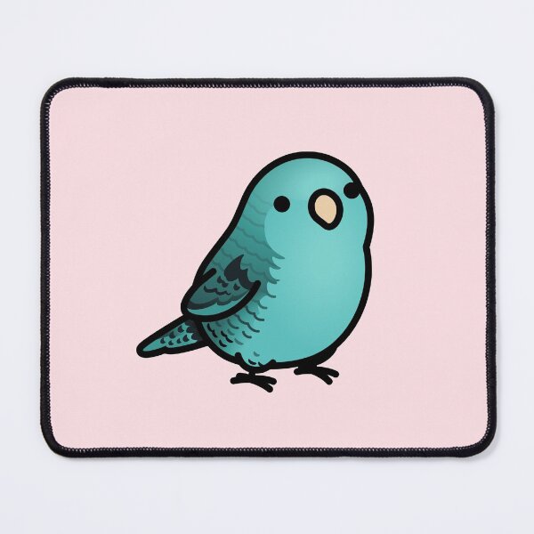 Item preview, Chubby Turquoise Lineolated Barred Parakeet designed and sold by birdhism.
