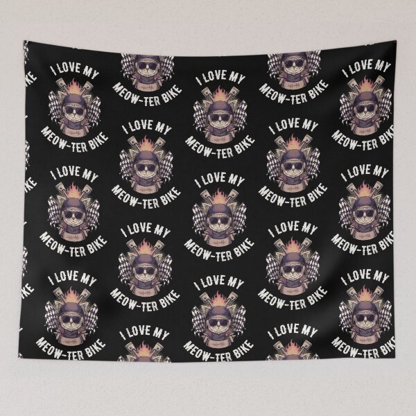 Item preview, Biker Cat designed and sold by foramelie.