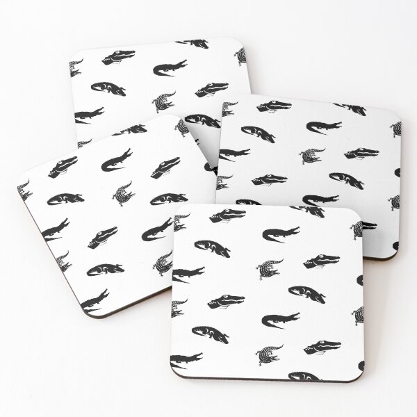 Item preview, Alligator Clipart Black And White Pack designed and sold by LuckyKermit.