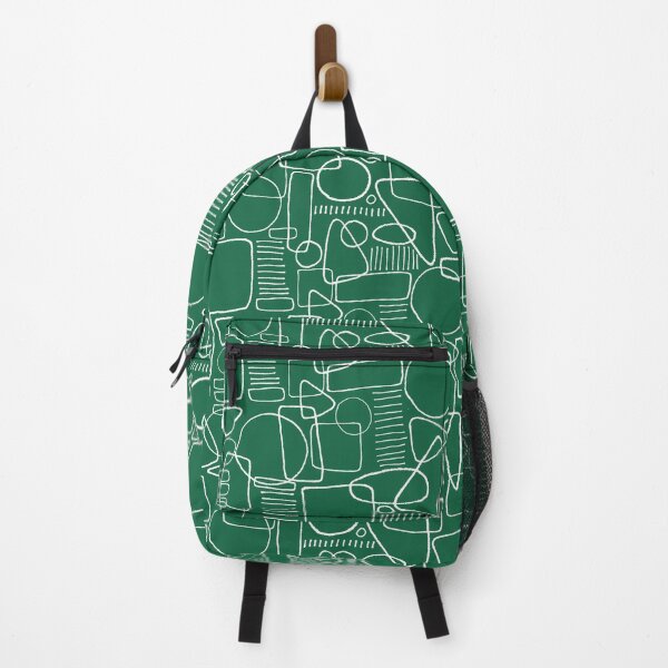 Item preview, Abstract Linework Geometrics - Forest Green designed and sold by PaintInTheNight.