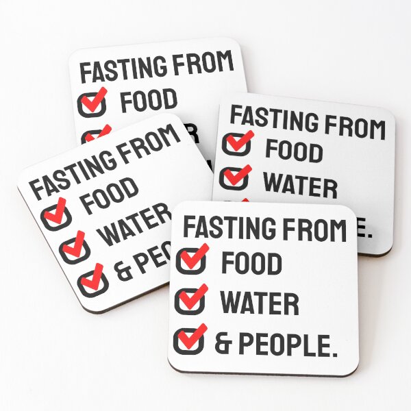 Item preview, Funny Fasting From Food, Water, and People designed and sold by SarahJisri.