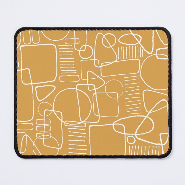 Item preview, Abstract Linework Geometrics - Yellow designed and sold by PaintInTheNight.