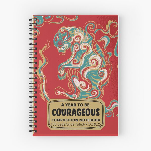 Item preview, Year Of The Tiger Journal, A year To Be Courageous  designed and sold by GulQari.