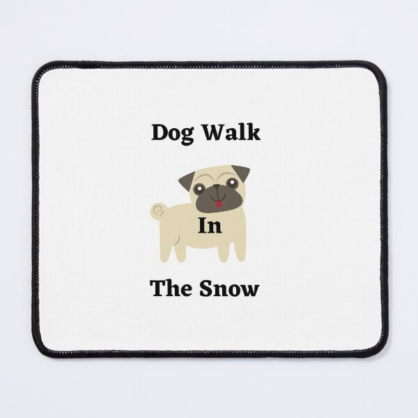 Item preview, Happy dog walk in the snow designed and sold by Wild Shirt Studio.