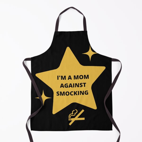Item preview, I"m a mom against Smocking  designed and sold by Anahit Petrosyan Art Studio & Unique Print Designs for a Gift.