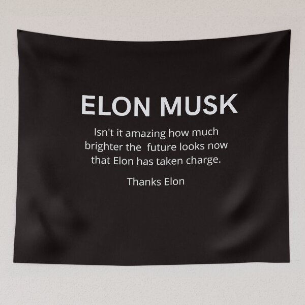 Item preview, BRIGHTER FUTURE THANKS ELON designed and sold by wildwesdesigns.