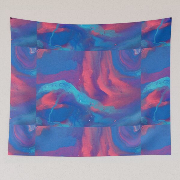 Item preview, Pink Blue Purple Whisp Abstract designed and sold by HighOrb.