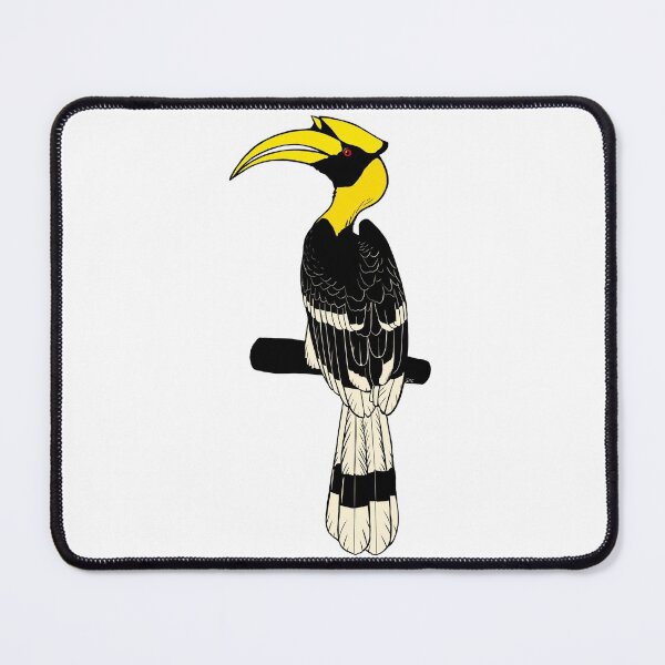 Item preview, Great Hornbill bird art designed and sold by smcewencote.