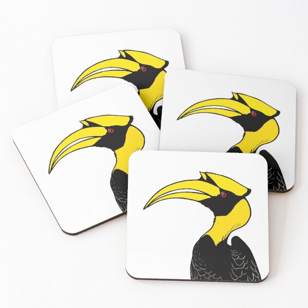 Item preview, Great Hornbill bird art designed and sold by smcewencote.