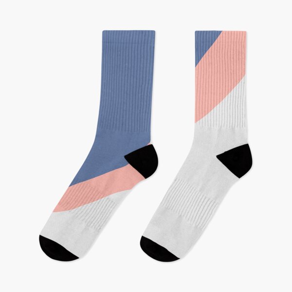 Item preview, Elegant Minimalist Pastel Pink Blue Geometric designed and sold by ind3finite.