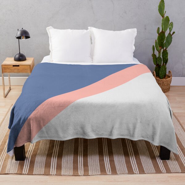 Item preview, Elegant Minimalist Pastel Pink Blue Geometric designed and sold by ind3finite.