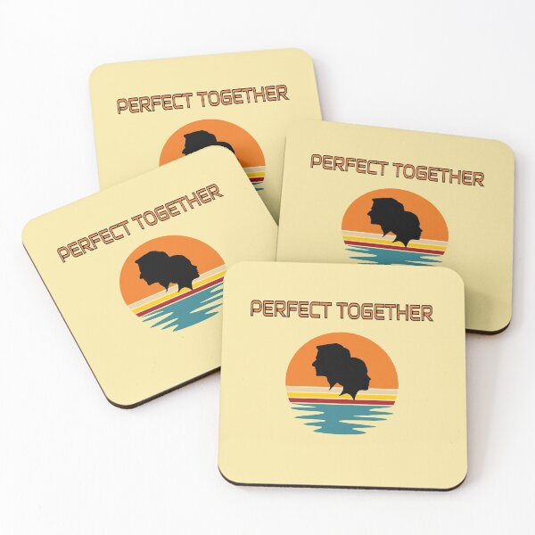 Item preview, Valentine's Day Gift - Romantic Perfect Together Couple in Beautiful Silhouette at Sunset designed and sold by MugsAndDuds.