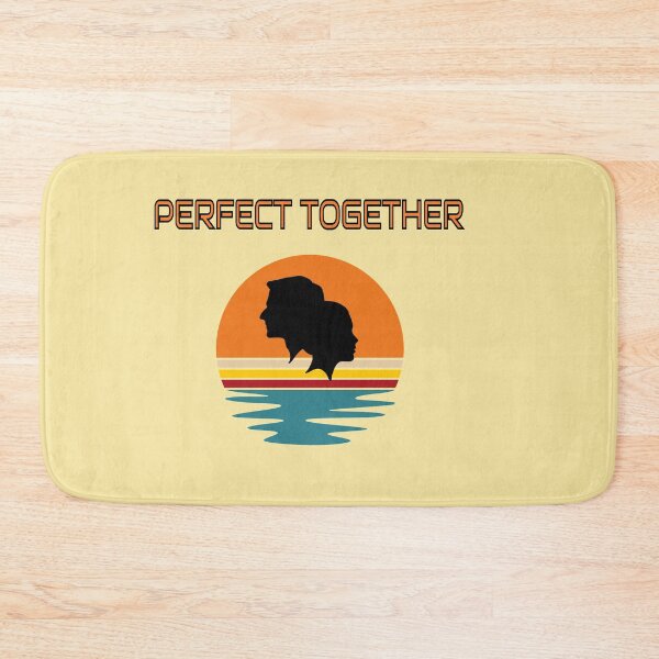 Item preview, Valentine's Day Gift - Romantic Perfect Together Couple in Beautiful Silhouette at Sunset designed and sold by MugsAndDuds.