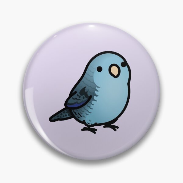 Item preview, Chubby Blue Lineolated Barred Parakeet designed and sold by birdhism.