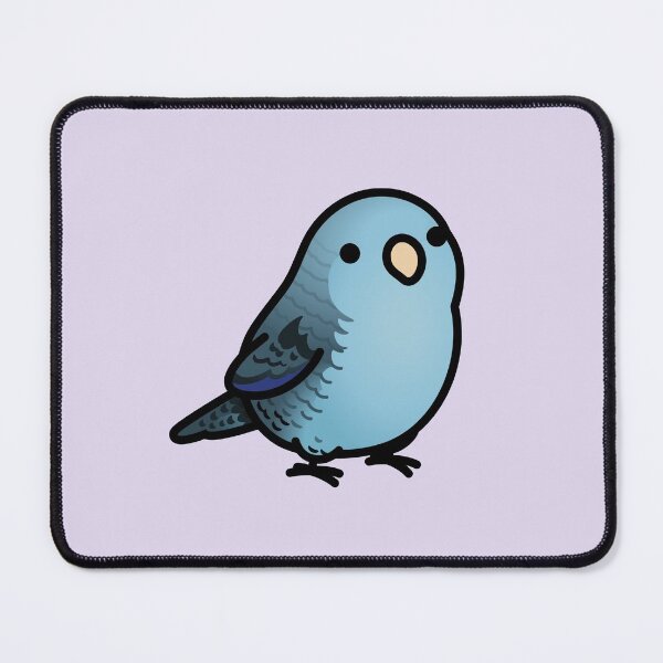 Item preview, Chubby Blue Lineolated Barred Parakeet designed and sold by birdhism.
