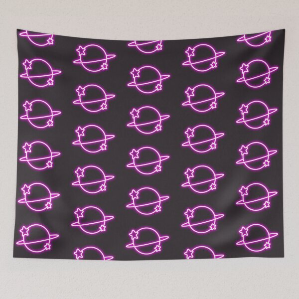 Item preview, Neon Planet With Stars designed and sold by catvinyls.
