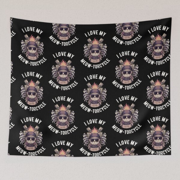 Item preview, Biker Cat designed and sold by foramelie.
