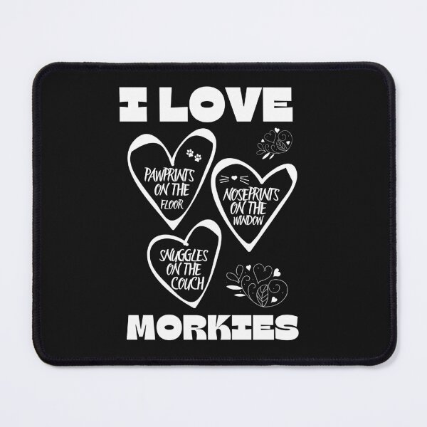 Item preview, I Love Morkies - Morkie Dog Lover Fun Graphic - Fun Morkie Gifts Classic T-Shirt designed and sold by PDesigns69.