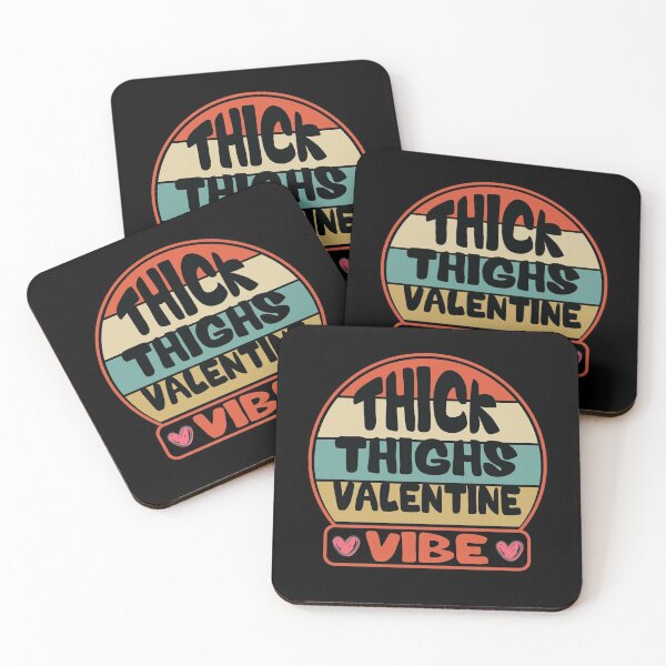 Item preview, Thick Thighs Valentine Vibe for Valentine's day  designed and sold by OMCreative.