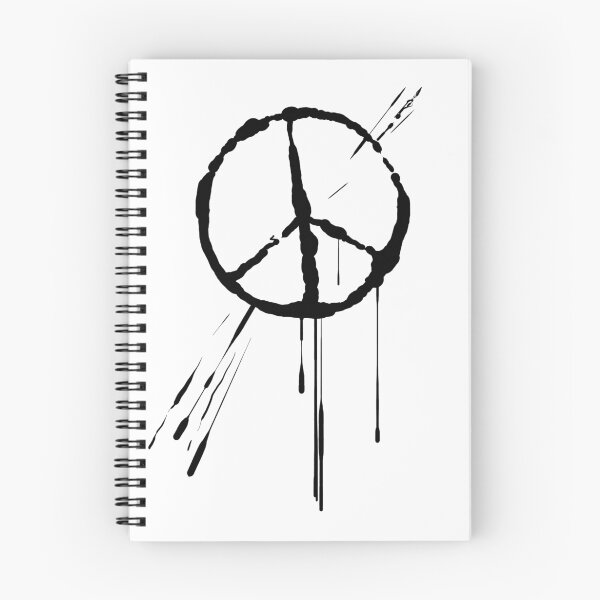 Item preview, Splatter Peace Sign (black) designed and sold by RobertBell.