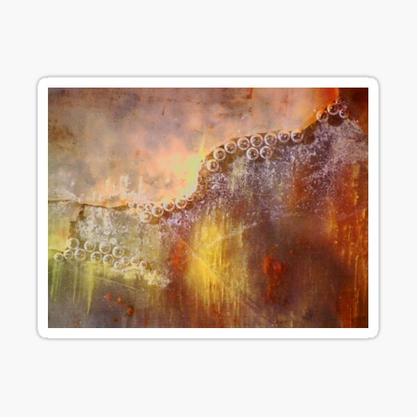 Crystal Pearls (Rainbow Petrified Wood) Sticker