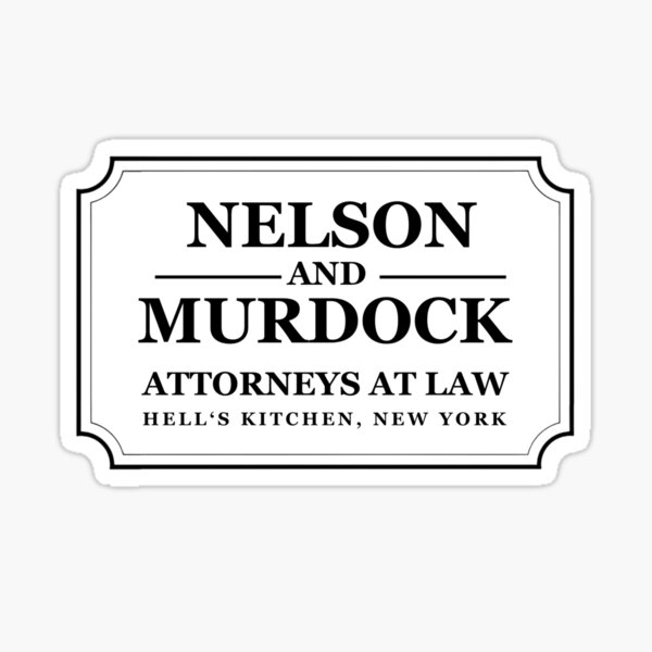 Nelson And Murdock Gifts & Merchandise for Sale | Redbubble